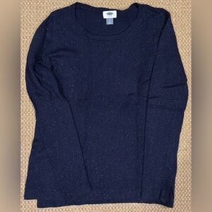 Old Navy Navy Blue Crew Neck Sweater